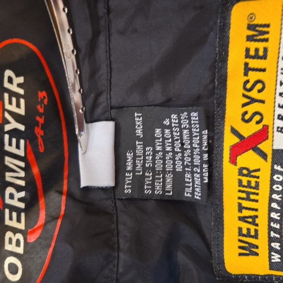 Obermeyer Limelight Camo Insulated Puffer Ski Snow Jacket Size 12 Junior - Picture 12 of 14